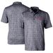 Men's Cutter & Buck Black Nebraska Huskers Alumni Logo Pike Constellation Print Stretch Polo