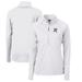 Women's Cutter & Buck White Northwest Arkansas Naturals Adapt Eco Knit Stretch Recycled Half-Zip Top