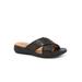 Women's Tillman Sandal by SoftWalk in Black Laser (Size 10 N)