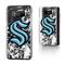 Seattle Kraken Galaxy Stripe Clear Ice Case