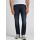 Regular-fit-Jeans LEE "DAREN ZIP FLY" Gr. 34, Länge 30, blau (strong hand) Herren Jeans Regular Fit
