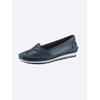 Slipper GEMINI, Damen, Gr. 40, blau (dunkelblau), Glattleder, sportlich, Schuhe