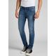 Slim-fit-Jeans LEE "LUKE" Gr. 36, Länge 32, blau (blue used fresh) Herren Jeans Slim Fit