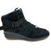 Nike Shoes | Nike Air Wedge Shoes Women's Lunar Force 1 Black Suede High Top Size 11.5 | Color: Black | Size: 11.5