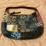 Coach Bags | Coach Hobo Bag Blue Jean Patchwork | Color: Blue/Silver | Size: Os