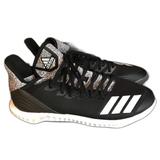 Adidas Shoes | Adidas Cleats Men’s Size 11 Black & White Low Top Lace Tie Metal Cleats Nwot | Color: Black/White | Size: 11