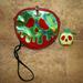 Disney Bags | Disney Villains Snow White Evil Queen Old Hag Poison Apple Coin Bag Purse Set | Color: Green/Red | Size: Os