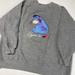 Disney Sweaters | Disney Eeyore Sweatshirt Xl Gray Embroidered Winnie Pooh Donkey Long Sleeve Top | Color: Gray | Size: Xl