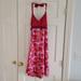 Athleta Dresses | Athleta Halter Dress...Euc | Color: Pink/Red | Size: 10