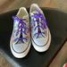 Converse Shoes | Converse Low Tops Womens Sz 6 All Star Chucks Floral Mesh | Color: Purple | Size: 6