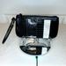 Nine West Bags | Nine West Wallet & Wristlet Black & Silver Snake Embossed Vegan Leather (Euc) | Color: Black/Silver | Size: 10” X 6”