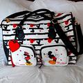 Disney Other | Disney Mickey & Minnie Large Weekender Bag | Color: Red/White | Size: 11" T X 16.5" W X 7" D