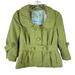 Anthropologie Jackets & Coats | Anthropologie Tabitha Womens Size 2 Pea Green Tweed Cropped Peplum Coat | Color: Green | Size: 2