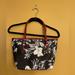 Nine West Bags | Nine West It Floral Girl Floral Tote Bag | Color: Black/Red | Size: Os