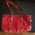 Coach Bags | Authentic Coach Red Shoulder Bag | Color: Red | Size: Os