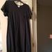 Lularoe Dresses | Euc Lularoe Black Carly Dress Size Large | Color: Black | Size: L