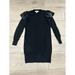 Michael Kors Dresses | Michael Kors Black Sweater Sequin Dress Size Medium | Color: Black | Size: M
