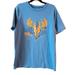 Under Armour Shirts & Tops | 5/$25 Boy's Youth Large Under Armour Cotton Blue Hunting Antler Tee Shirt | Color: Blue/Orange | Size: Youth Large