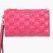 Michael Kors Bags | Michael Kors Logo Embossed Faux Leather Wallet | Color: Gold/Pink | Size: Os