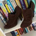 Nine West Shoes | Brown Suede Booties | Color: Brown | Size: 7