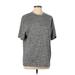 Reebok Active T-Shirt: Gray Activewear - Women's Size Large