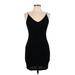 Divided by H&M Casual Dress - Mini: Black Solid Dresses - New - Women's Size 10