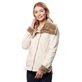 Regatta Women Balencia Faux Fur Collar Fleece - Light Vanilla, Size 20