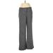 7th Avenue Design Studio New York & Company Casual Pants - High Rise Flared Leg Trouser: Gray Bottoms - Women's Size 4