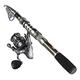 Fishing Rod Fishing Rod and Reel Combo Telescopic Fishing Rod Spinning Reel Fishing Combos (Size : 2.4m and 4000 reel)