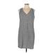 Old Navy Casual Dress - Shift: Gray Marled Dresses - Women's Size Large