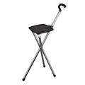 WEBOL Folding Crutches Chair Walking Legs Cane Stool Outdoor Elderly Walking Stick Stool Ultralight Anti-slip Multifunctional Crutch Stool Everything is fine Warm life