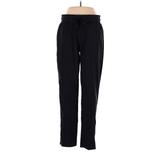 SJB St. Active by St. Johns Bay Casual Pants - High Rise Straight Leg Boyfriend: Black Bottoms - Women's Size Medium