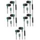 HEMOTON 5pcs Earbuds Noise Cancelling Headphones Headset Noise Canceling Headphones Earphones Wired In-ear Earphone Headphone for Phone Earphones with Mic Usb Earplugs Aluminum Alloy