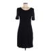 Maeve Casual Dress - Sheath: Black Grid Dresses - Women's Size Medium