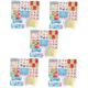 ibasenice 5 Sets Toys Tissue Toy for Early Learning Toy Puzzle Toys Baby Educational Toys Baby Toy Toys for Infants Toys for Toddler Paper Towel Appease Polyester Fiber Preschool