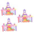 ibasenice 156 Pcs Stacking Building Blocks Building Stacking Block Learning Block Toys Foam Bath Blocks Toys Soft Foam Playtime Foam Soft Cubes Naughty Castle Large Eva Toddler