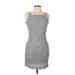 AX Paris Cocktail Dress - Mini: Gray Dresses - Women's Size 10