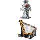 SPIRITS Space Astronaut Building Blocks Kit & Electric Marble Run Building Kit, Harp Track Great Ball Contraption Roller Coaster Building Sets, Art Dynamic Display Model Office Room Decor