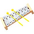 ibasenice 4 Sets Piano Metal Keyboard Musical Toy for Kids Musical Instruments for Toddlers 1-3 Metal Xylophone for Kids Music Knocking Toy Toddler Toy Toys Baby Wooden Accessories Simple