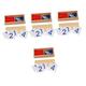 Toyvian 4 Sets Digital Math Teaching Aids Wooden Math Toy Math Teaching Prop Early Math Learning Preschool Stacking Games Toddler Math Education Game Number Child Accessories