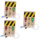 ibasenice 3pcs Traffic Light Busy Board Light Toys Light Toy for Toddlers Button Toy Interesting Light Toy Toddlers Toys Kids Educational Toys Wood Teaching Aids Circuit Board Child