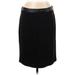 Laura Casual Skirt: Black Solid Bottoms - Women's Size Large
