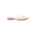 Steve Madden Sandals: White Shoes - Women's Size 9 1/2 - Open Toe