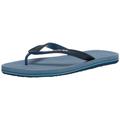 Quiksilver Men's Haleiwa Core 3 Point Flip Flop Athletic Sandal, Blue/Grey/Blue 241, 12 UK