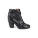 FRYE Boots: Black Print Shoes - Women's Size 9 1/2 - Round Toe