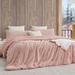 Cardigan Knit - Coma Inducer® Oversized Comforter Set - Soft Pink
