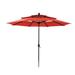 10ft Patio Umbrella Outdoor 3 Tier Vented Market Table Umbrella with 1.5" Umbrella Pole and 8 Sturdy Ribs