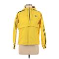 Nike Jacket: Short Yellow Print Jackets & Outerwear - Women's Size Medium