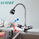 KEMAIDI – robinet mitigeur thermostatique de cuisine en laiton massif finition chromée à