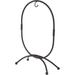 The Holiday Aisle® Oval Shaped Wrought Iron Ornament Stand, 11" H x 7.25" W x 7.25" D, Pack of 2 Metal in Black | 11 H x 7.25 W x 7.25 D in | Wayfair